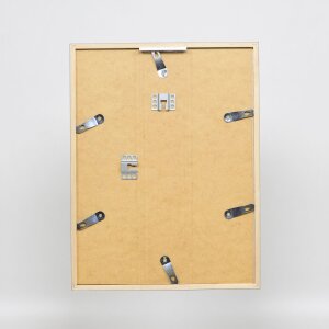 Effect Holzrahmen Profil 35 hellgrau 40x40 cm mit Normalglas und Abstandshalter