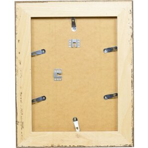 Effect Barock Bilderrahmen Profil 31 silber 40x40 cm Klarglas