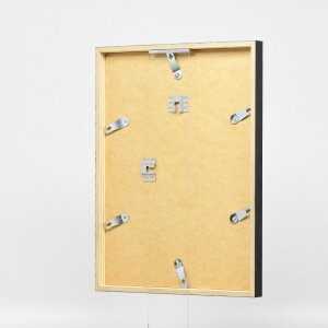 Effect Holzrahmen Profil 35 schwarz 40x40 cm mit Museumsglas