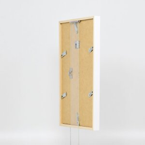 Effect Holzrahmen Profil 35 weiß 40x50 cm Normalglas Abstandshalter