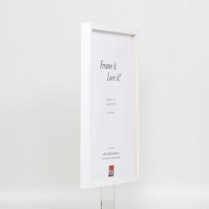 Effect Holzrahmen Profil 35 weiß 40x50 cm Normalglas Abstandshalter