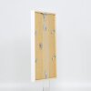 Effect Holzrahmen Profil 35 weiß 40x50 cm Normalglas Abstandshalter