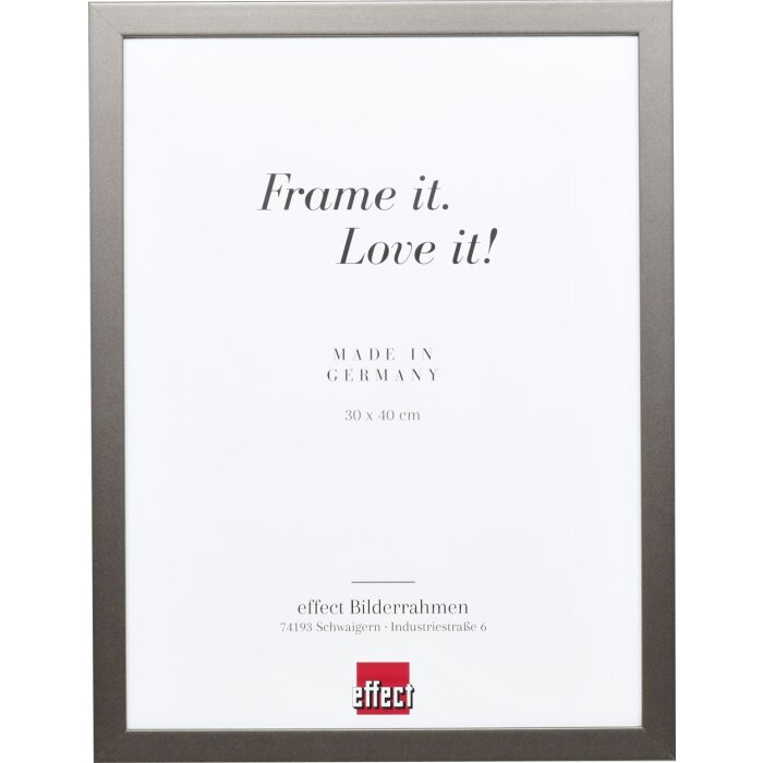 Cadru din lemn Top Cube 40x50 cm platină sticlă de muzeu