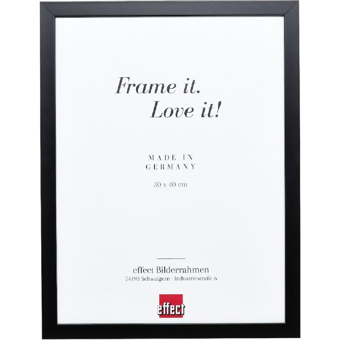 Cadru din lemn Top Cube 40x60 cm negru sticlă normală