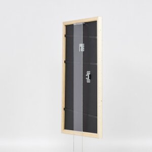 Effect Holzrahmen Profil 38 weiß 40x60 cm Antireflexglas