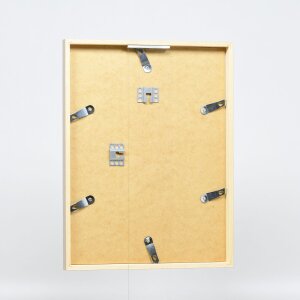 Effect Holzrahmen Profil 35 hellbraun 40x60 cm Antireflexglas