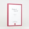 Effect Holzrahmen Profil 35 rot 42x59,4 cm mit Antireflexglas