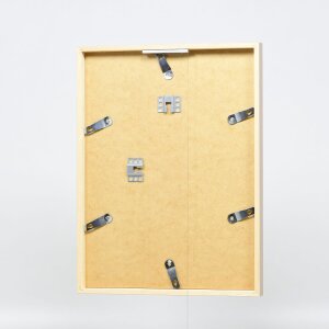 Effect Holzrahmen Profil 35 hellbraun 42x59,4 cm mit Antireflexglas