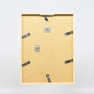 Effect Holzrahmen Profil 35 hellbraun 42x59,4 cm mit Antireflexglas