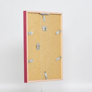 Effect Holzrahmen Profil 35 rot 42x59,4 cm mit Normalglas und Abstandshalter