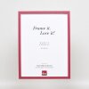 Effect Holzrahmen Profil 35 rot 42x59,4 cm mit Normalglas und Abstandshalter