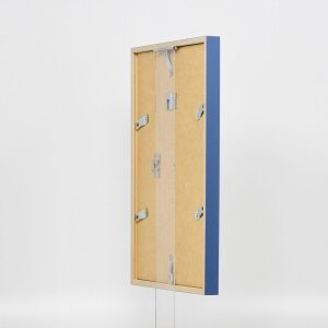 Effect Holzrahmen Profil 35 blau 42x59,4 cm mit Normalglas und Abstandshalter