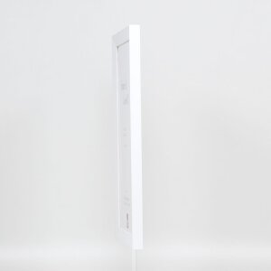 Efect cadru din lemn Top N alb 42x59.4 cm sticlă muzeu