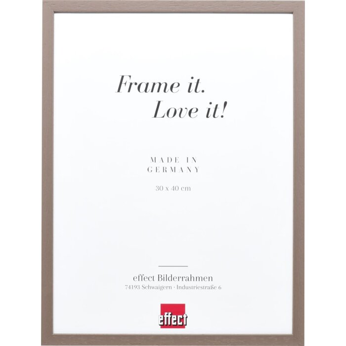 Effect Holzrahmen Profil 35 braun 45x60 cm Normalglas