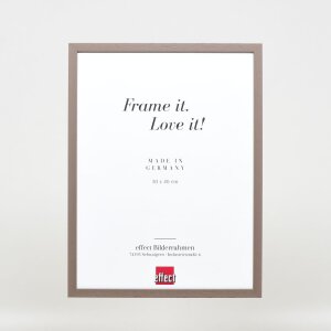 Effect Holzrahmen Profil 35 braun 45x60 cm Normalglas
