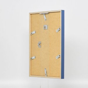 Effect Holzrahmen Profil 35 blau 45x60 cm Normalglas Abstandshalter