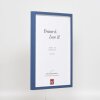 Effect Holzrahmen Profil 35 blau 45x60 cm Normalglas Abstandshalter