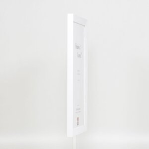 Rama din lemn efect Top N alb 45x60 cm sticlă antireflex