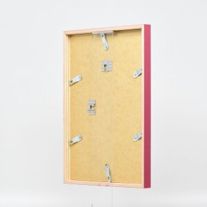 Effect Holzrahmen Profil 35 rot 45x60 cm mit Museumsglas