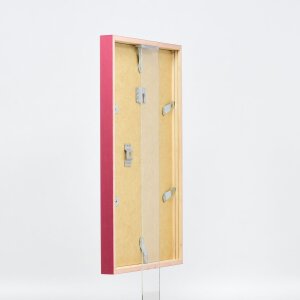 Effect Holzrahmen Profil 35 rot 45x60 cm mit Museumsglas