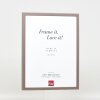 Effect Holzrahmen Profil 35 braun 45x60 cm mit Museumsglas