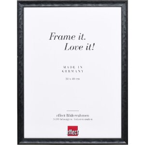 Effect Holzrahmen Profil 2070 Normalglas 45x80 cm schwarz