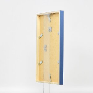 Effect Holzrahmen Profil 35 blau 45x80 cm Museumsglas