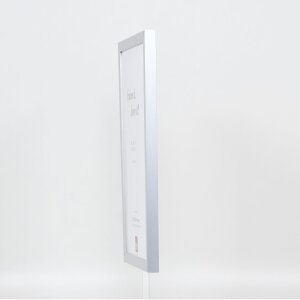 Cadru din lemn Top Cube 45x80 cm argint sticlă muzeu