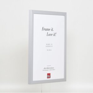 Cadru din lemn Top Cube 50x100 cm argint sticlă muzeu