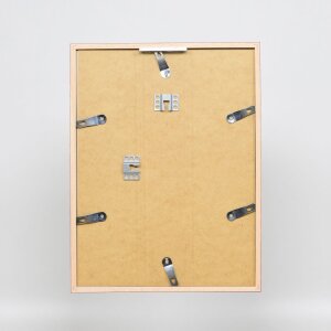 Effect Holzrahmen Profil 35 rot 50x50 cm mit Normalglas und Abstandshalter