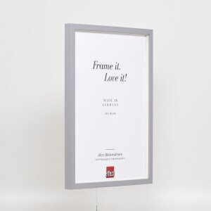 Effect Holzrahmen Profil 35 hellgrau 50x50 cm mit Abstandshalter