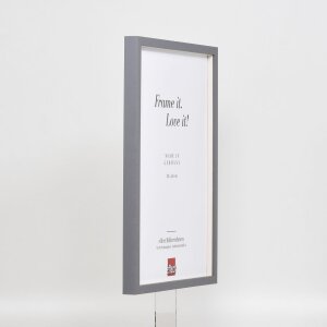 Effect Holzrahmen Profil 35 anthrazit 50x50 cm mit Normalglas und Abstandshalter