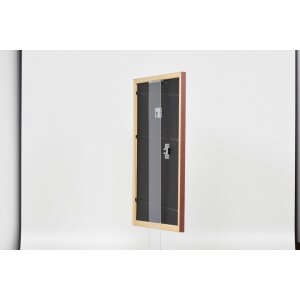 Effect Holzrahmen Profil 38 braun 50x50 cm mit Museumsglas
