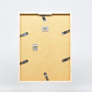 Effect Holzrahmen Profil 35 weiß 50x60 cm Normalglas