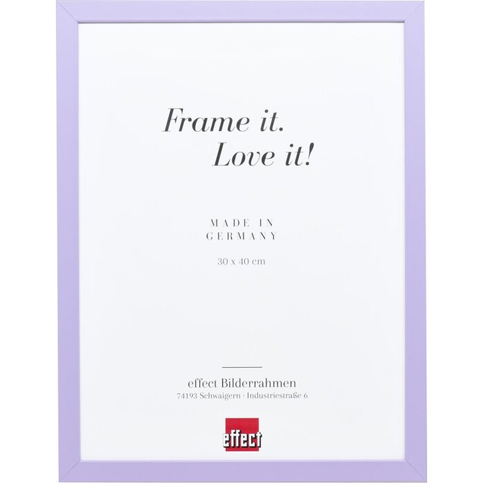 Cadru din lemn Top Cube 50x60 cm liliac sticlă anti-reflexivă