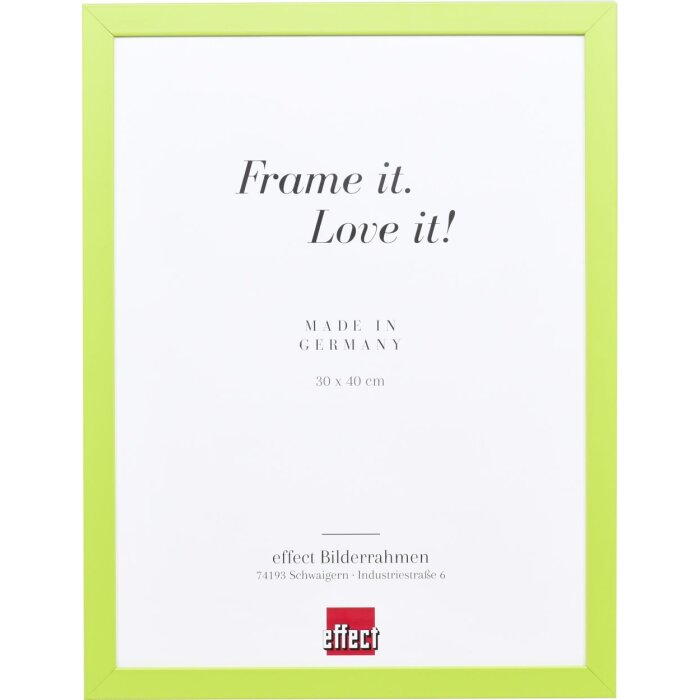 Cadru din lemn Top Cube 50x60 cm sticlă acrilică verde