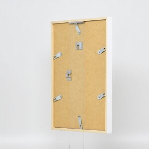 Effect Holzrahmen Profil 35 weiß 50x60 cm Normalglas Abstandshalter