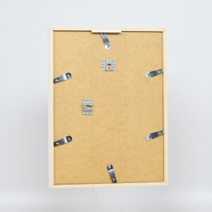 Effect Holzrahmen Profil 35 weiß 50x60 cm Normalglas Abstandshalter