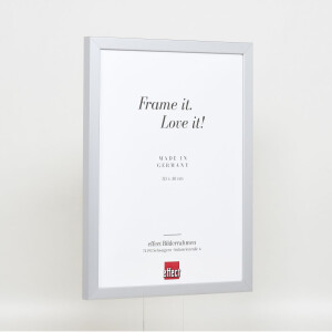 Cadru din lemn Top Cube 50x60 cm argint sticlă acrilică