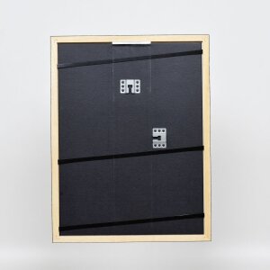 Effect Holzrahmen Profil 38 grau 50x65 cm Normalglas