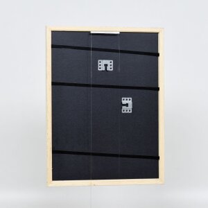 Effect Holzrahmen Profil 38 weiß 50x65 cm Antireflexglas