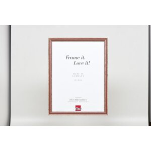 Effect Holzrahmen Profil 38 braun 50x65 cm mit Museumsglas