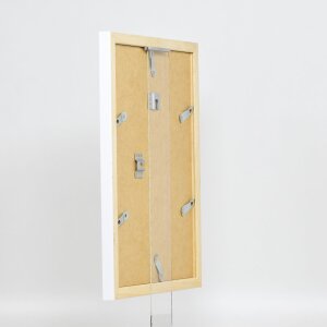 Efect cadru din lemn Top N alb 50x70 cm sticlă normală