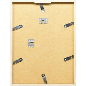 Efect cadru din lemn profil 35 gri deschis 50x70 cm sticlă antireflex