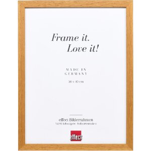 Effect Holzrahmen Profil 33 Eiche 50x70 cm Antireflexglas