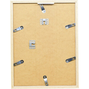 Efect cadru din lemn profil 33 alb 50x70 cm sticlă muzeu