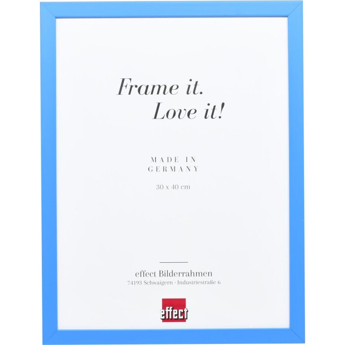 Cadru din lemn Top Cube 59.4x84.1 cm sticlă acrilică albastră