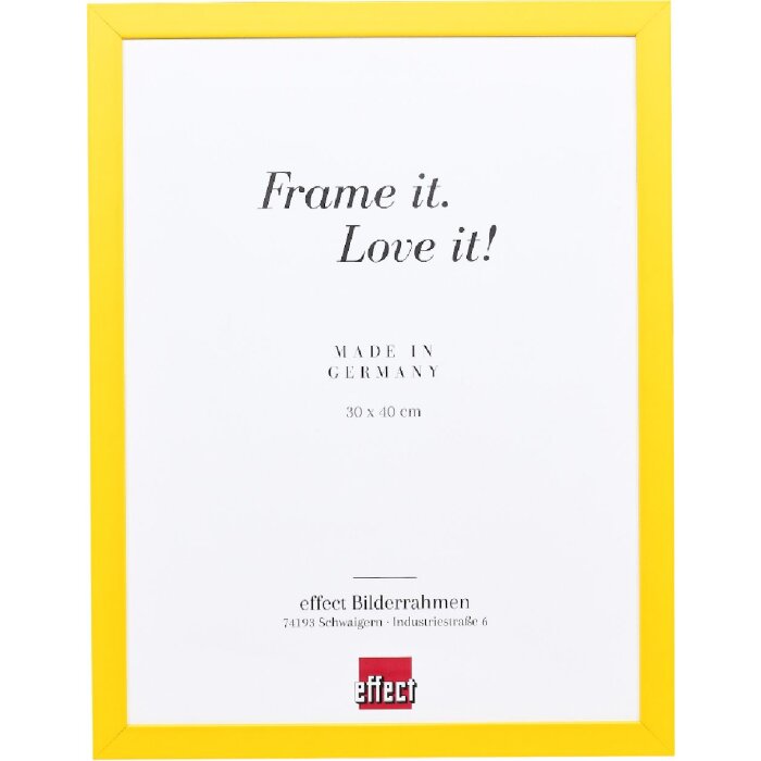 Cadru din lemn Top Cube 59.4x84.1 cm sticlă galbenă de muzeu