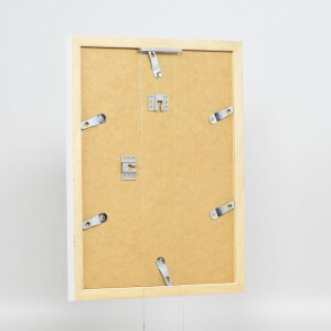 Rama din lemn efect Top N alb 59.4x84.1 cm sticlă muzeu