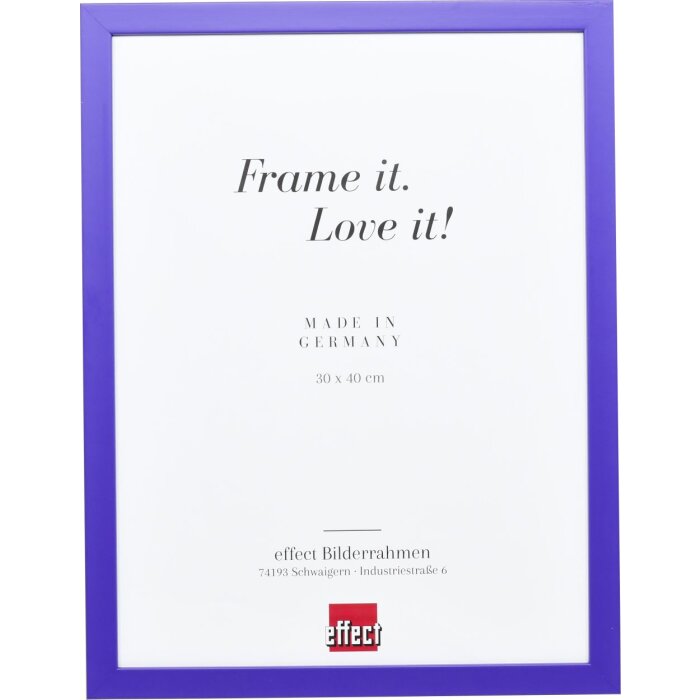 Cadru din lemn Top Cube 60x60 cm violet sticlă anti-reflexivă